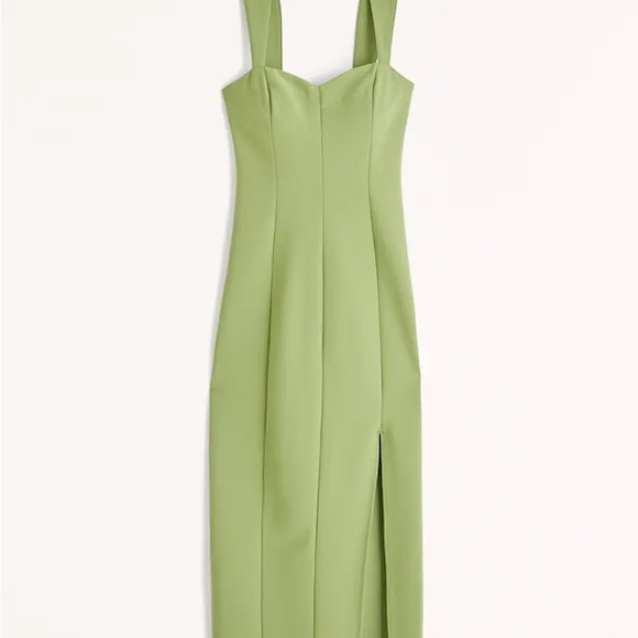 Wide Strap Corset Midi Dress - Picture 2 of 3